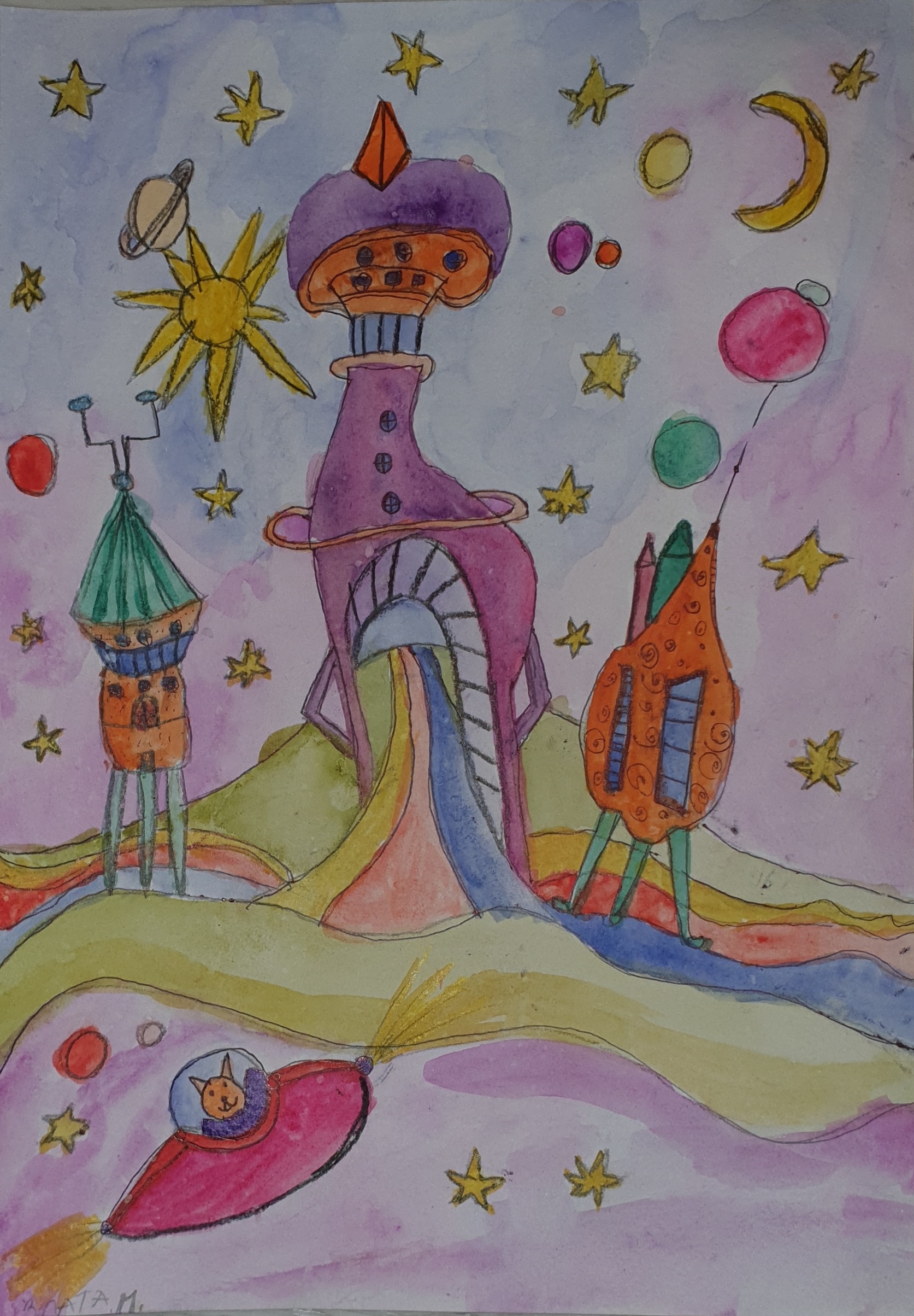 Рисунок участника Злата Махонина, 7